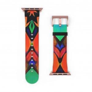 Vibrant Geometric Watch Band 