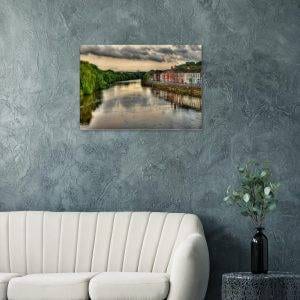 A View From Bewdley Bridge Canvas Print