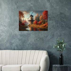 Autumn Reverie by the Windmill