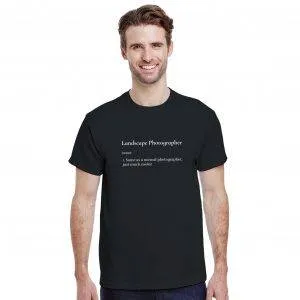 Landscape Photographer Unisex Heavy Cotton Tee