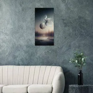 Lunar Serenade Canvas Wall Art