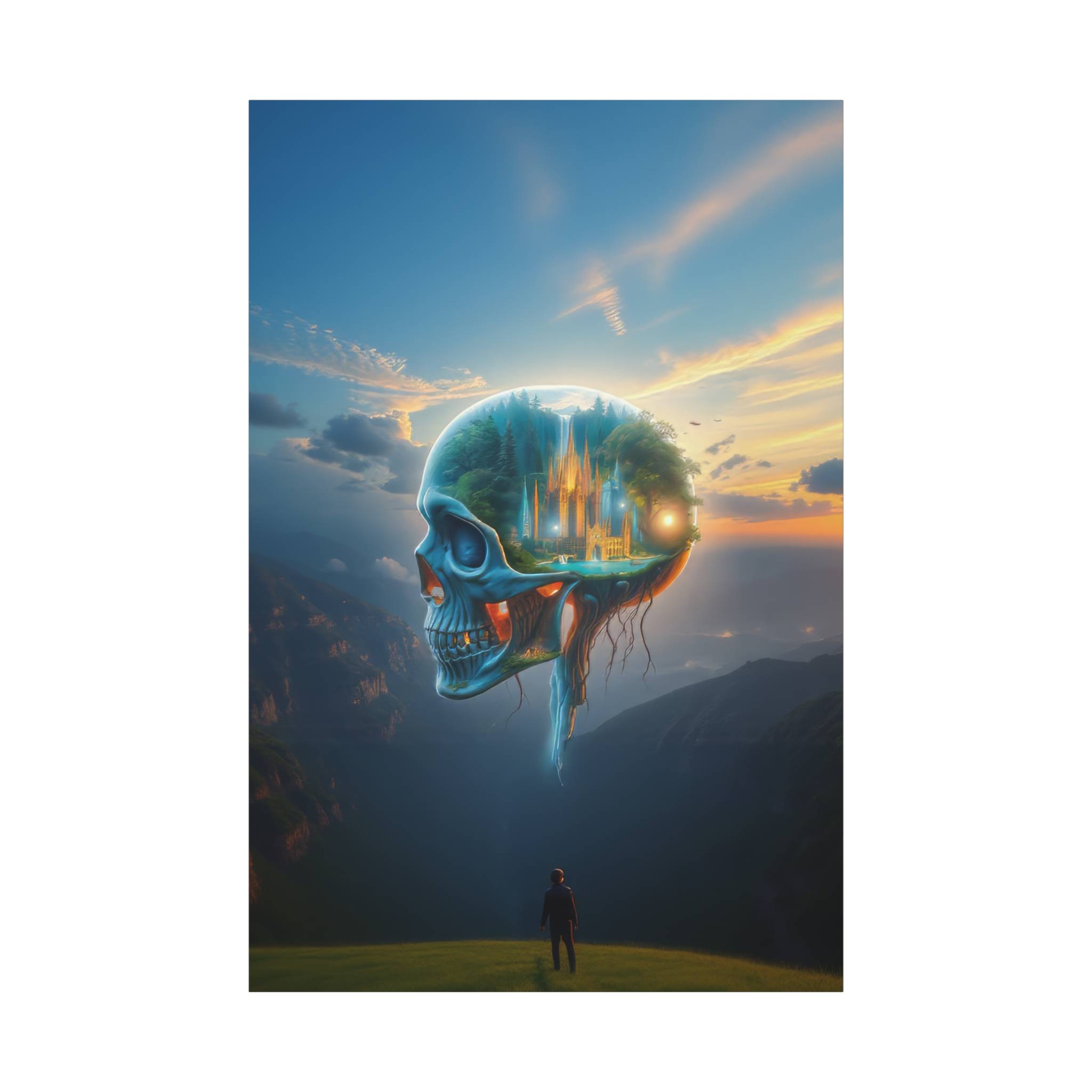 Echoes of a Forgotten Realm Canvas Art Print