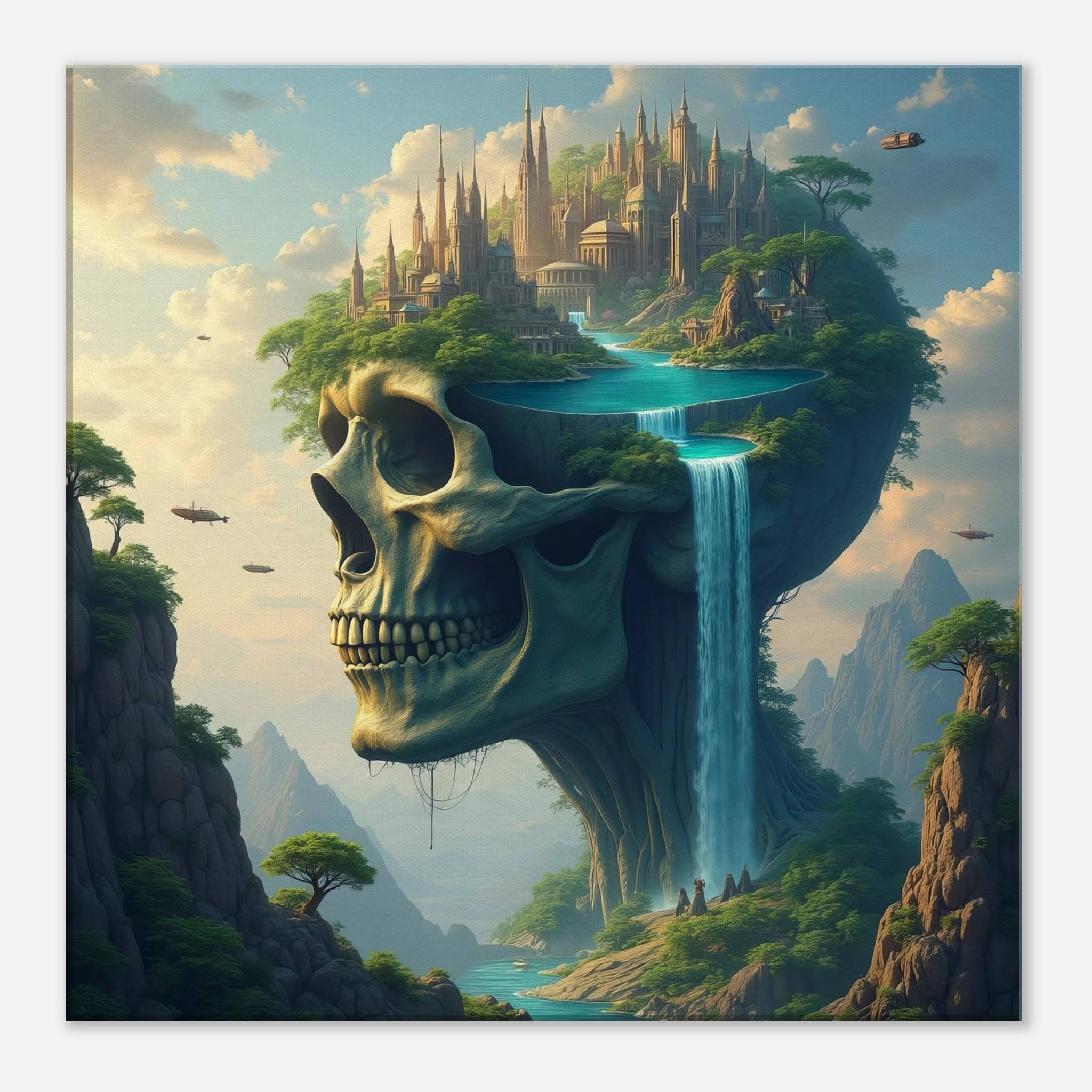 Crown of the Hollow King Canvas Print