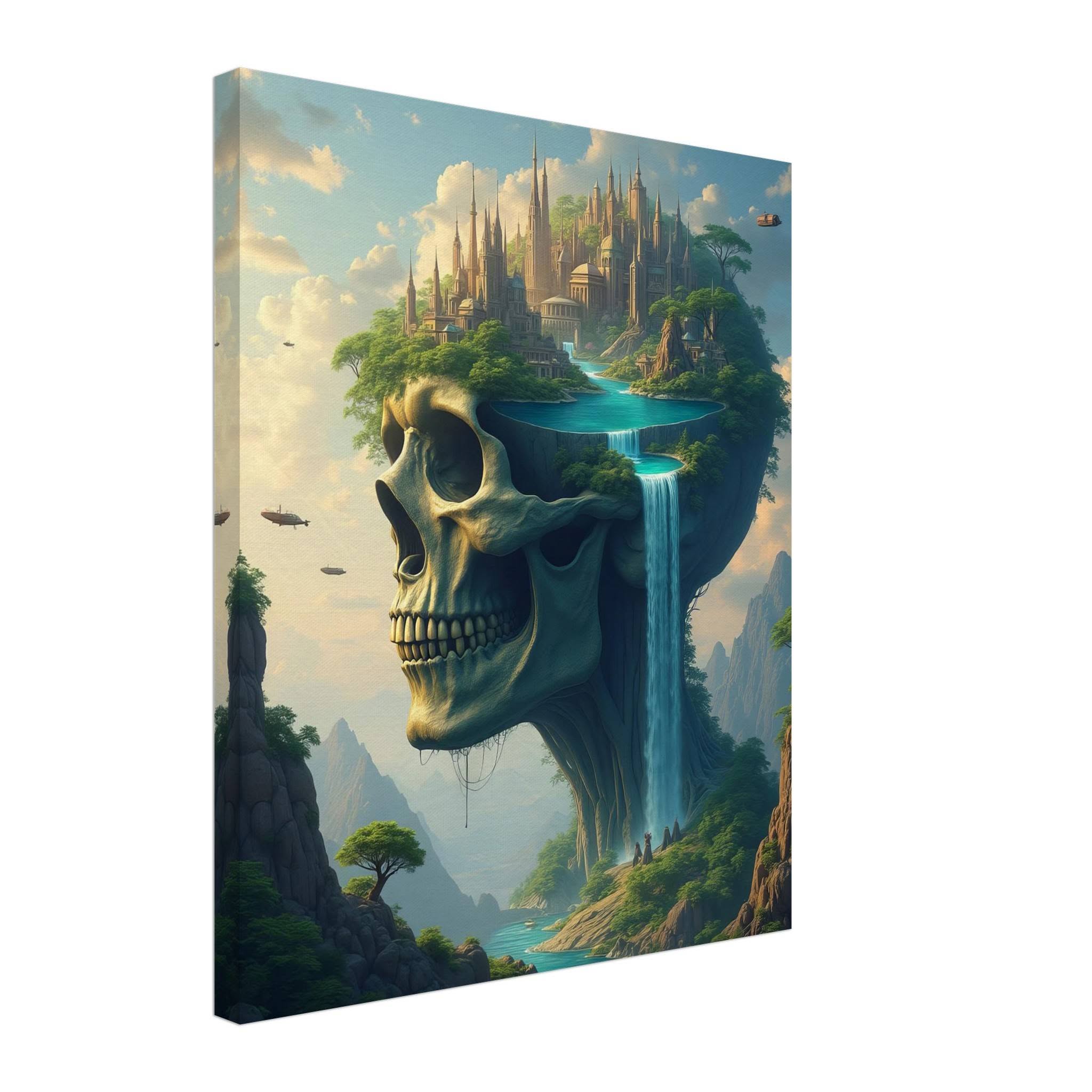 Crown of the Hollow King Canvas Print