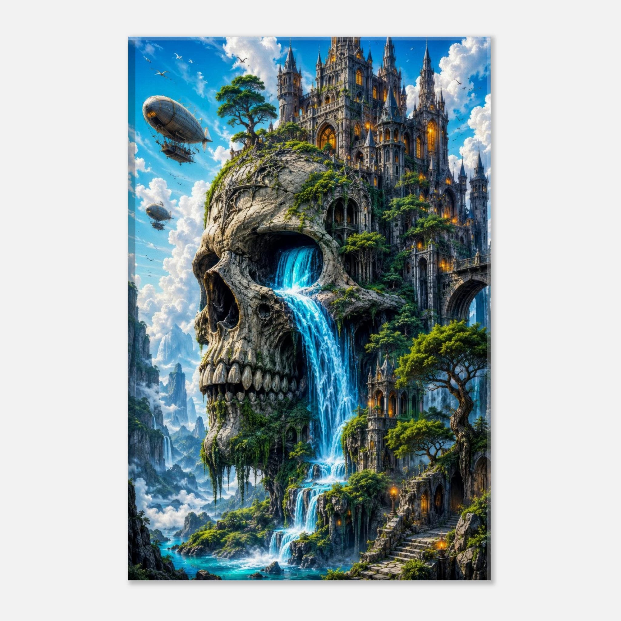 Citadel of the Drowned King Canvas Wall Art