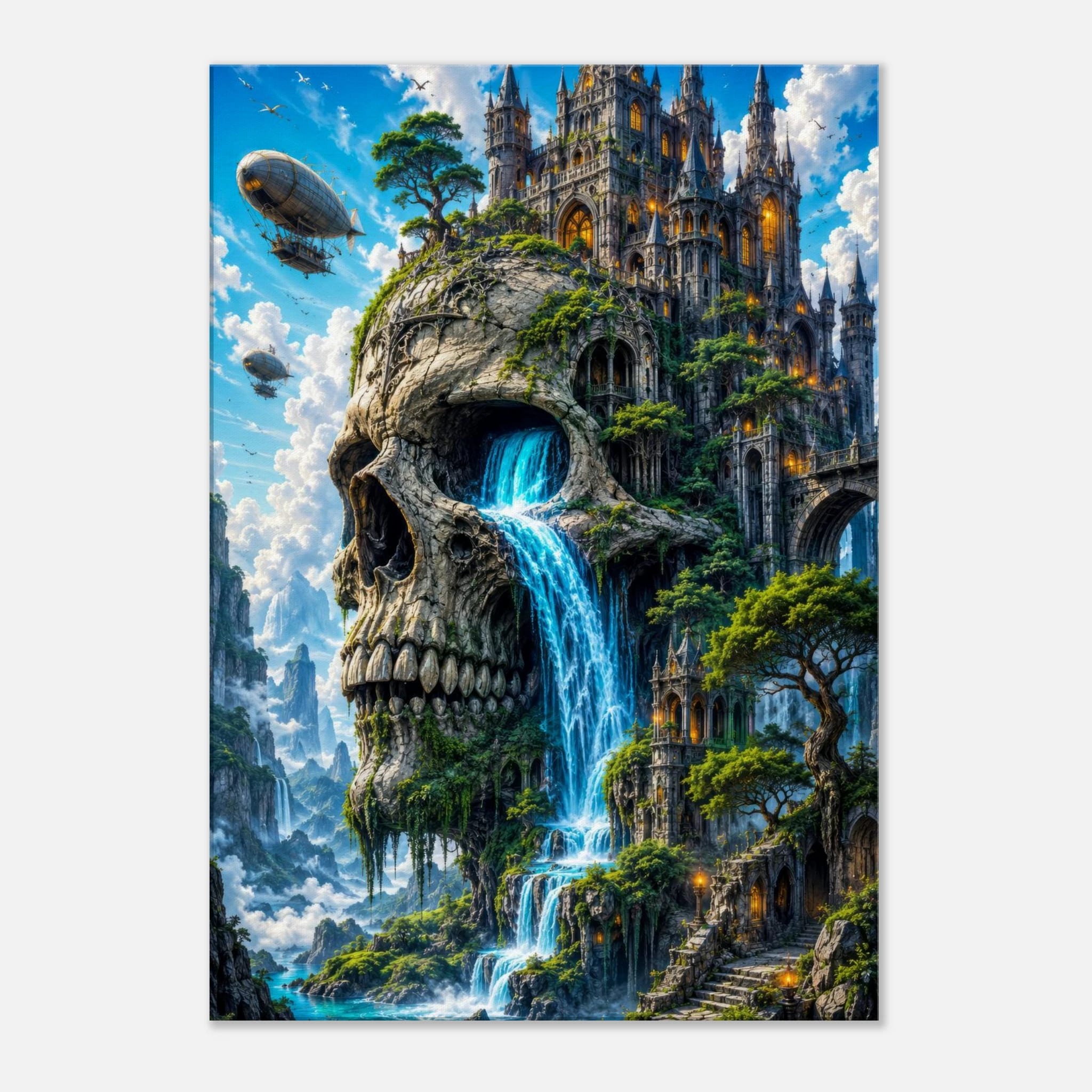 Citadel of the Drowned King Canvas Wall Art