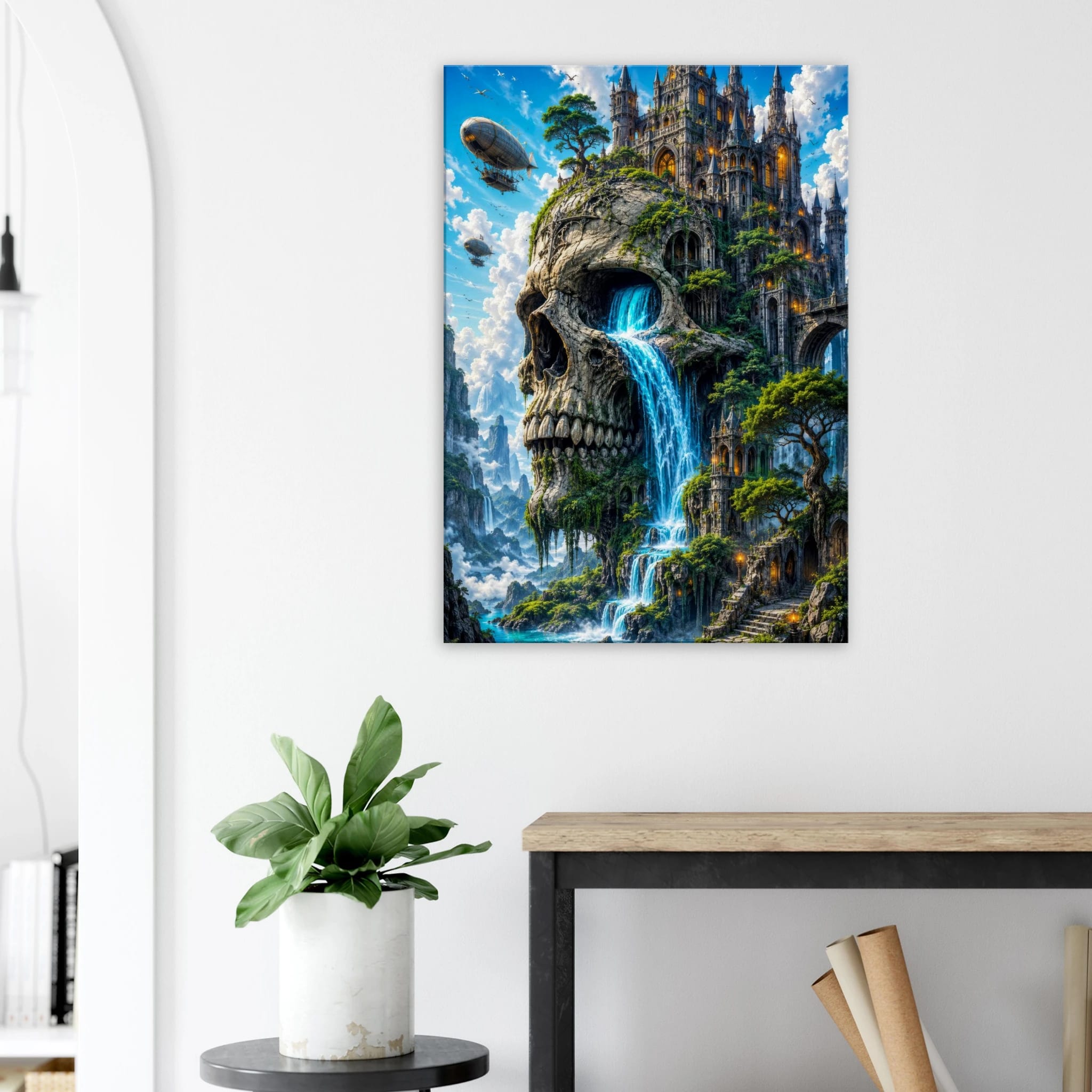Citadel of the Drowned King Canvas Wall Art